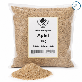 Räucherspäne Apfel 1-3mm fein 1kg